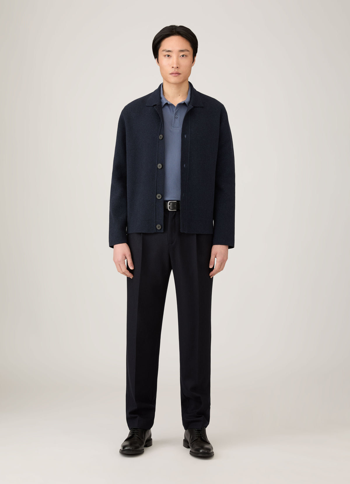 Men's Double Faced Jacket in Navy