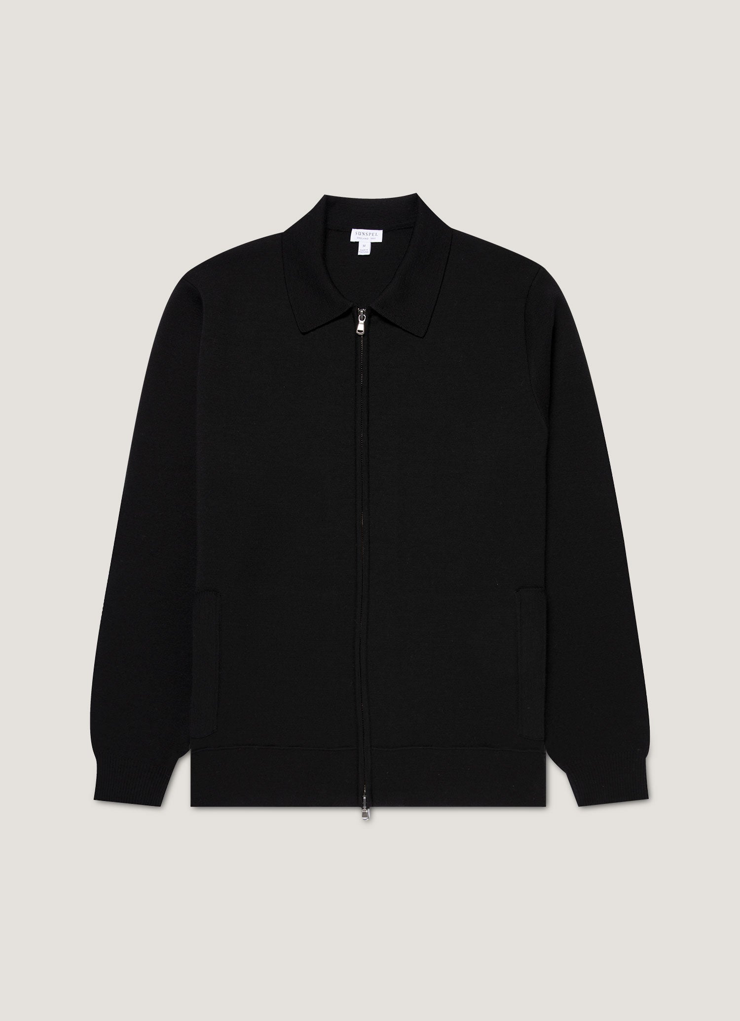 Veste Micro Zippée Hermès en Jersey Milano — 34FR
