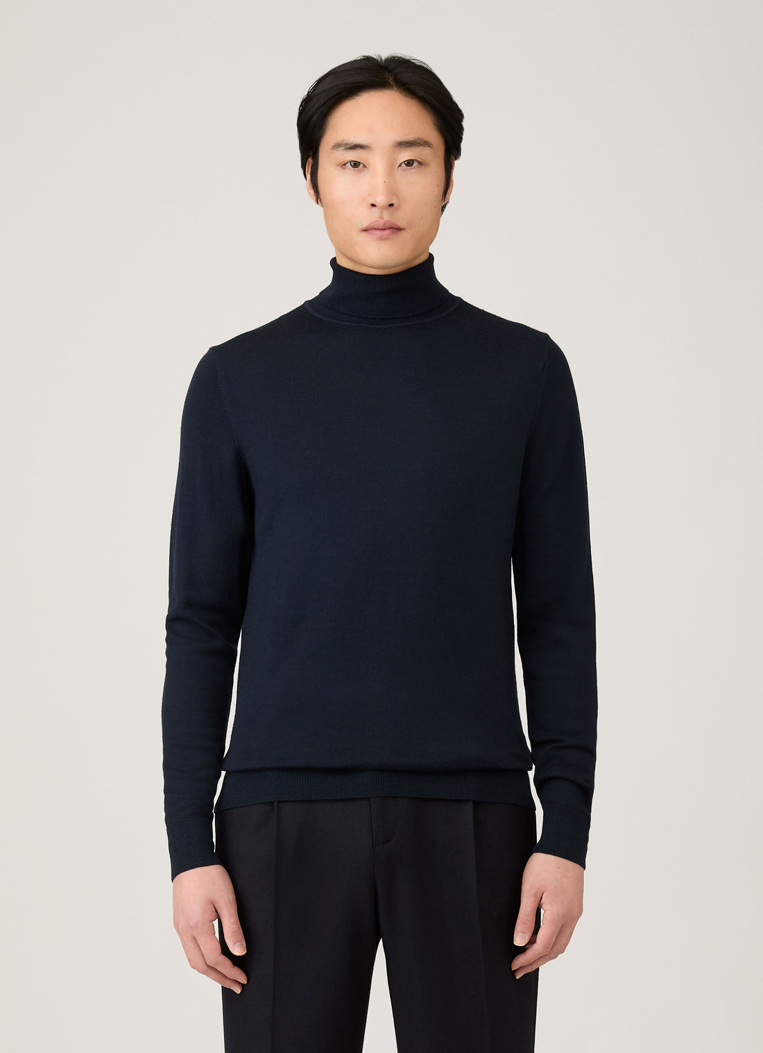 Extra-Fine Merino Roll Neck Jumper