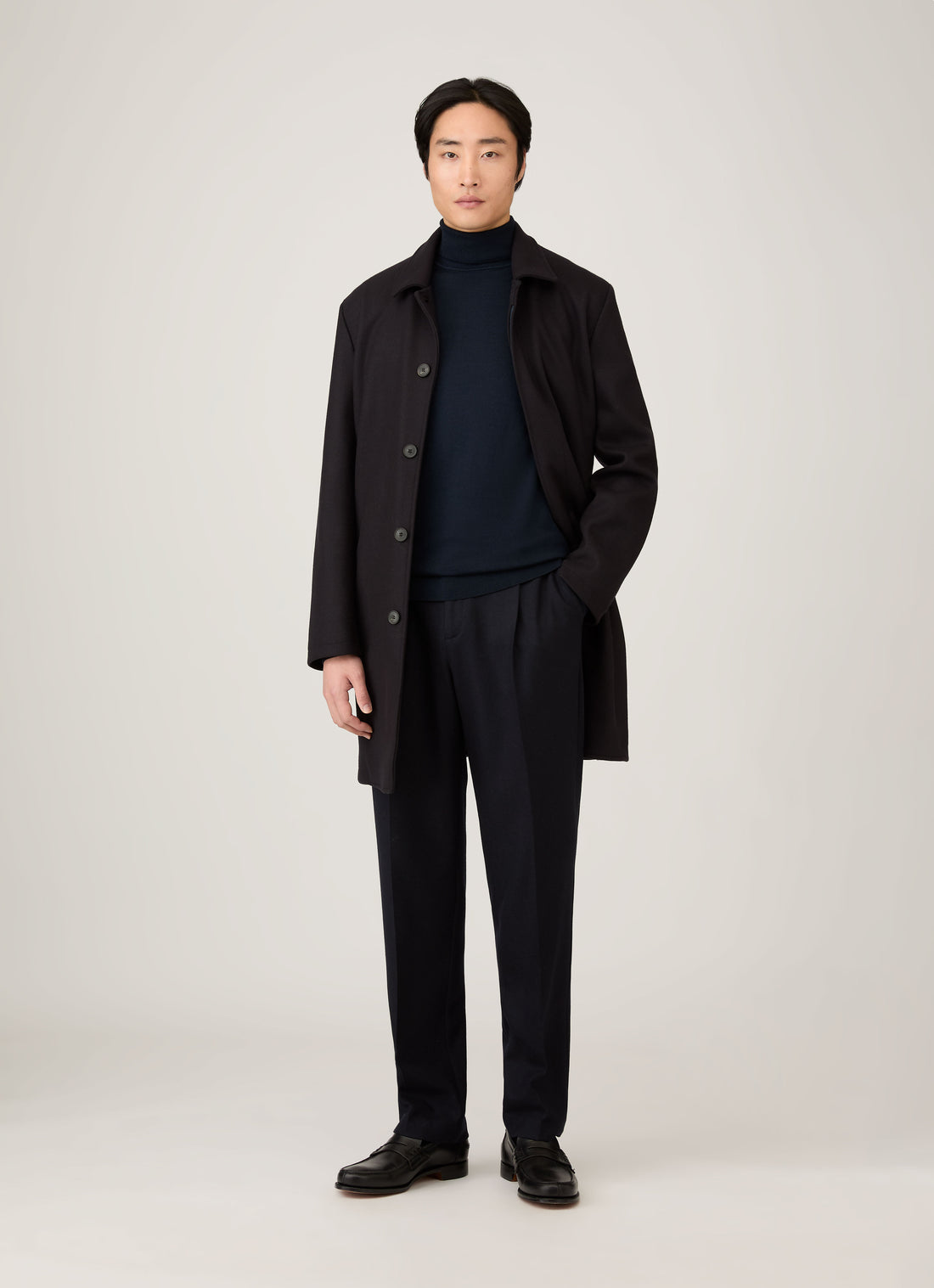 Extra-Fine Merino Roll Neck Jumper