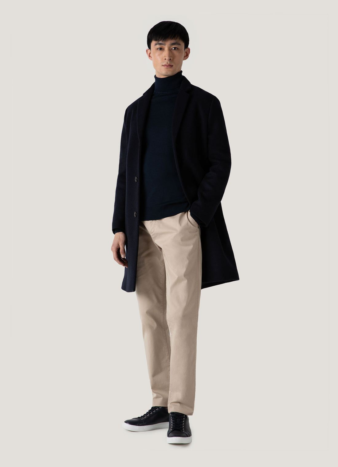 Extra-Fine Merino Roll Neck Jumper