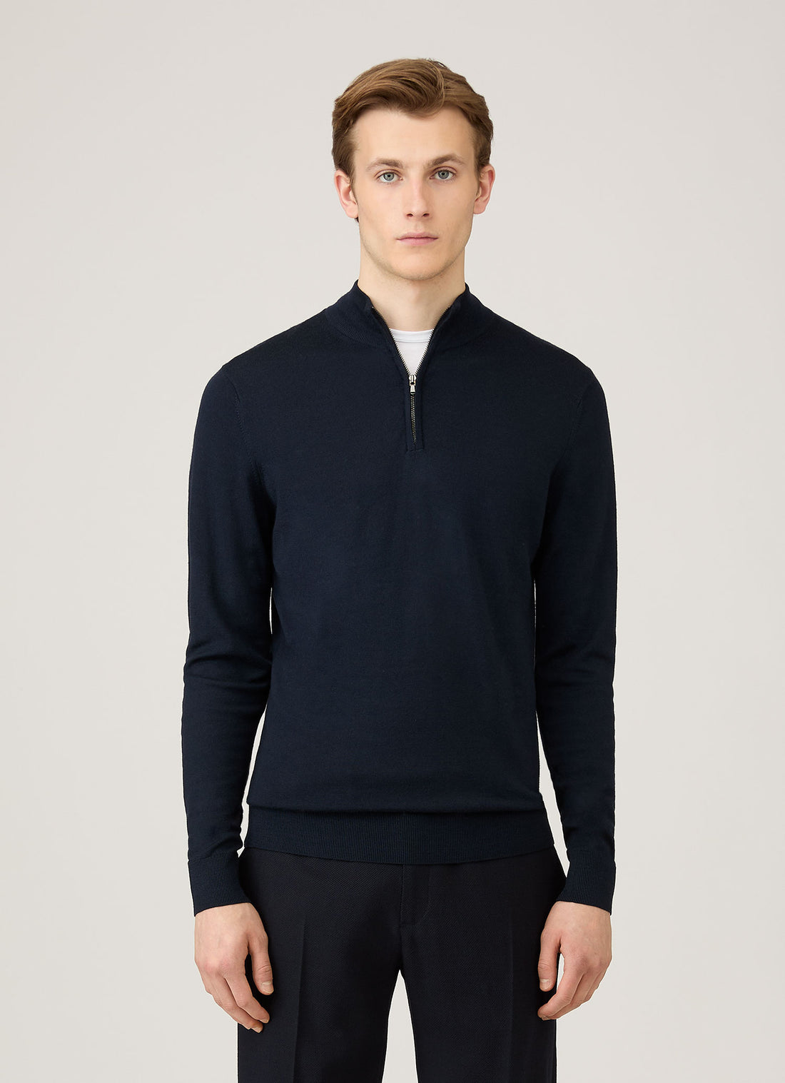 Extra-Fine Merino Half Zip Jumper