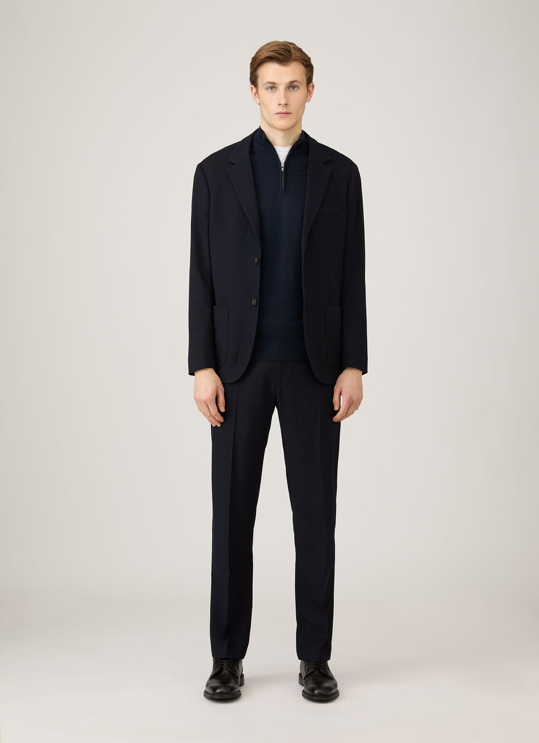 Extra-Fine Merino Half Zip Jumper
