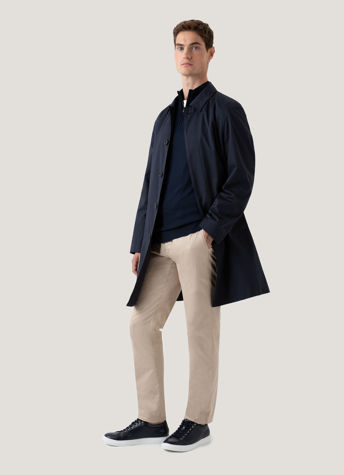 Extra-Fine Merino Half Zip Jumper