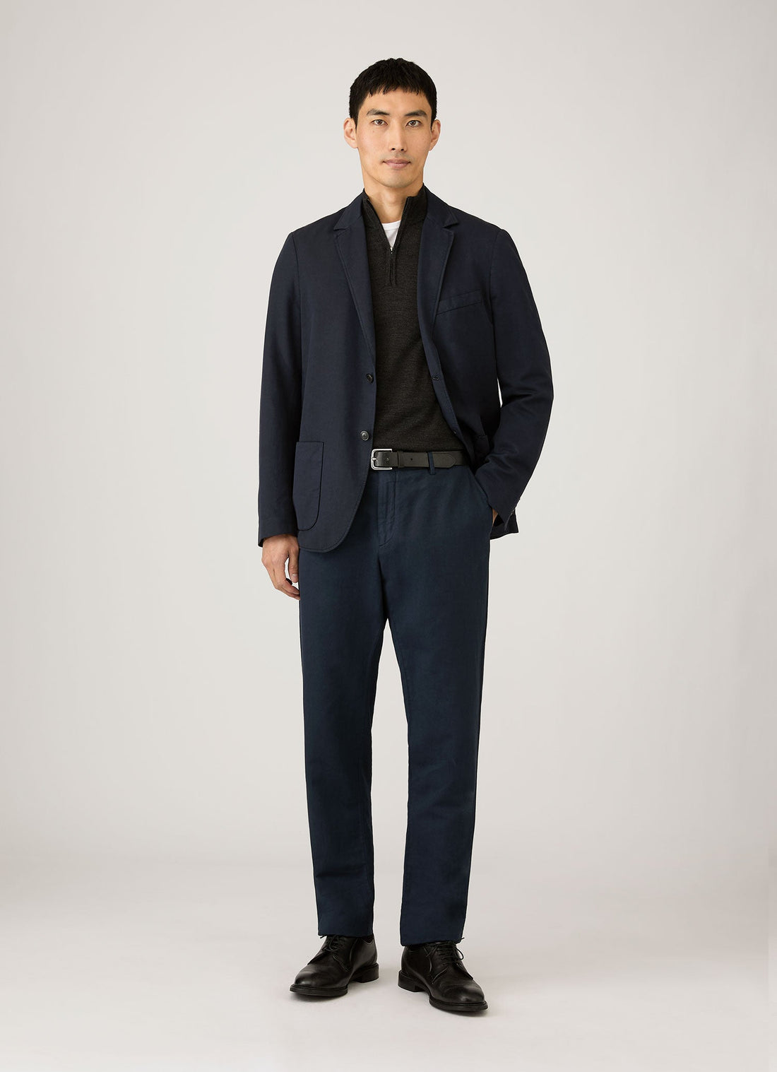 Extra-Fine Merino Half Zip Jumper