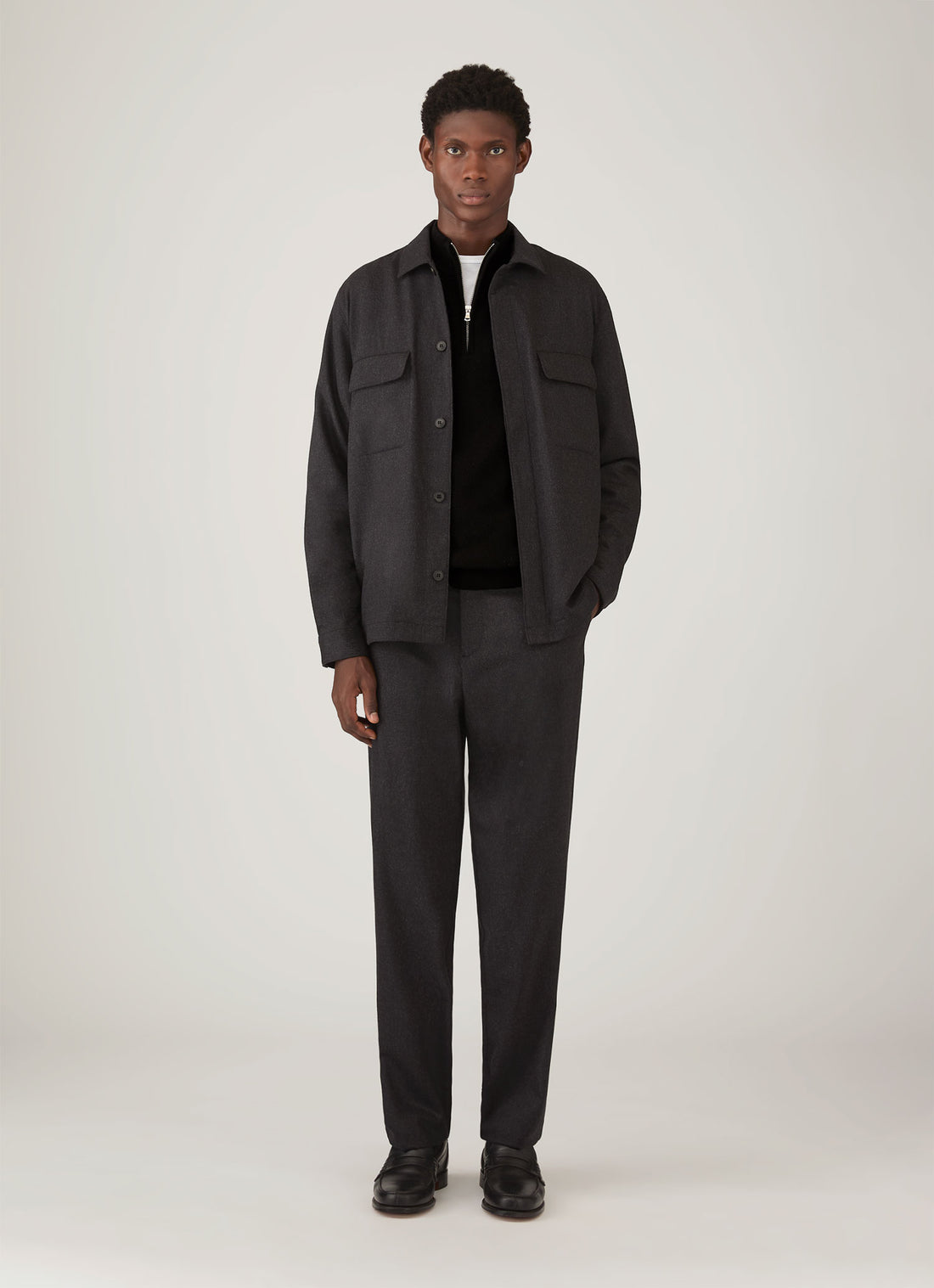Cashmere Half Zip Jumper