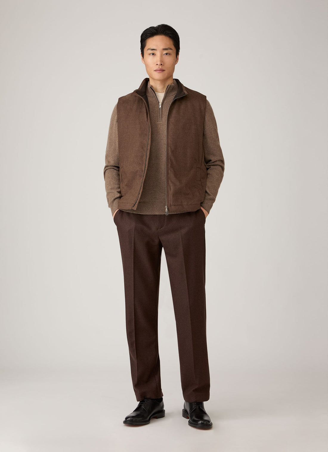 Cashmere Half Zip Jumper