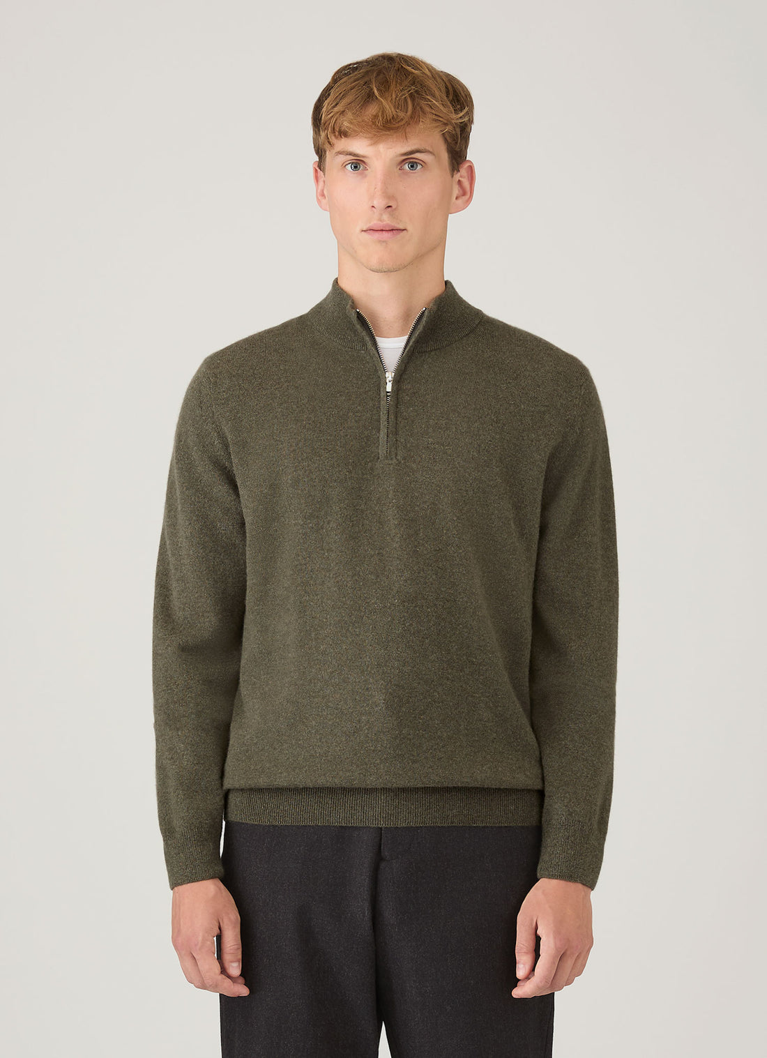 Cashmere Half Zip Jumper