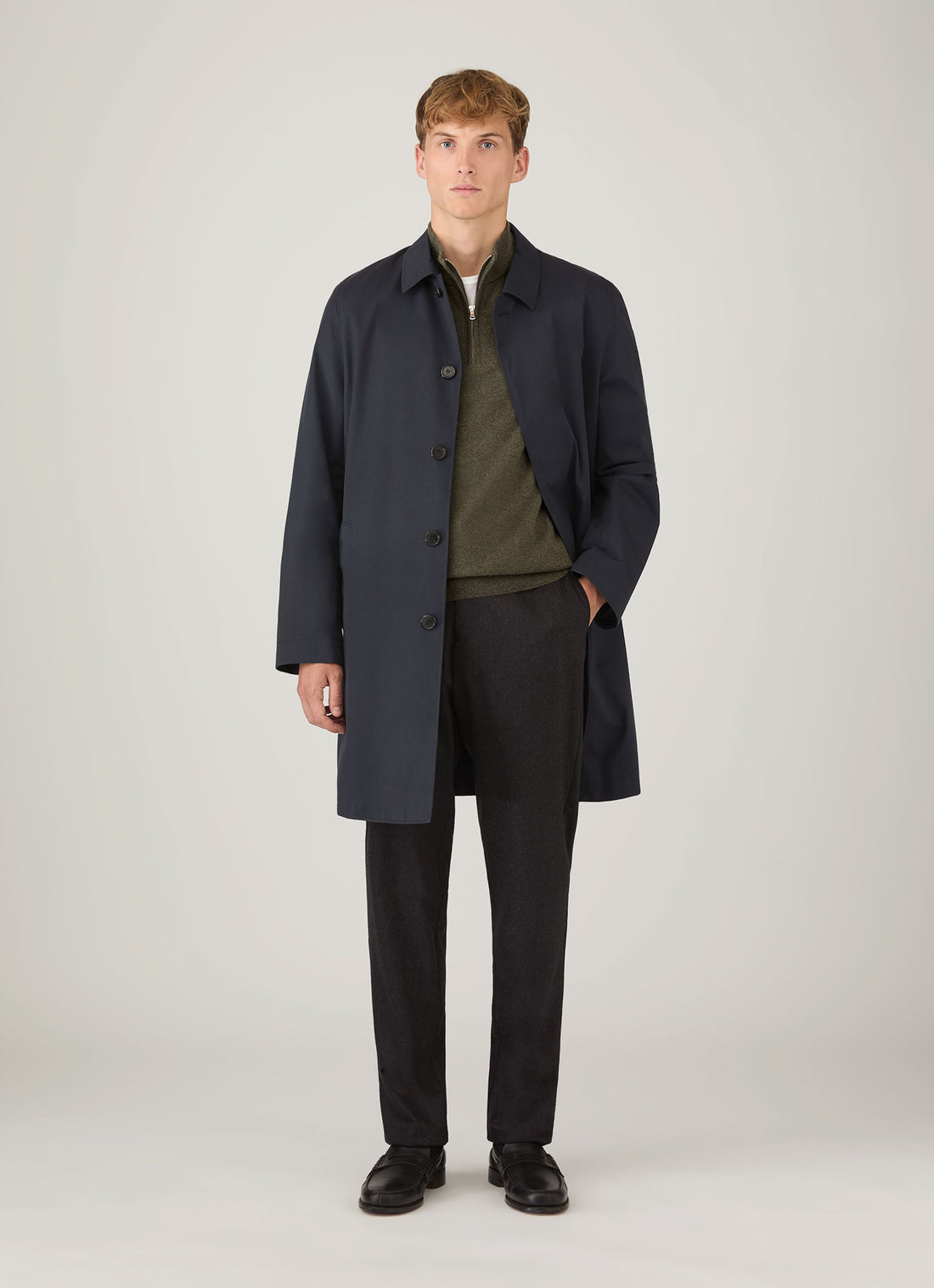 Cashmere Half Zip Jumper