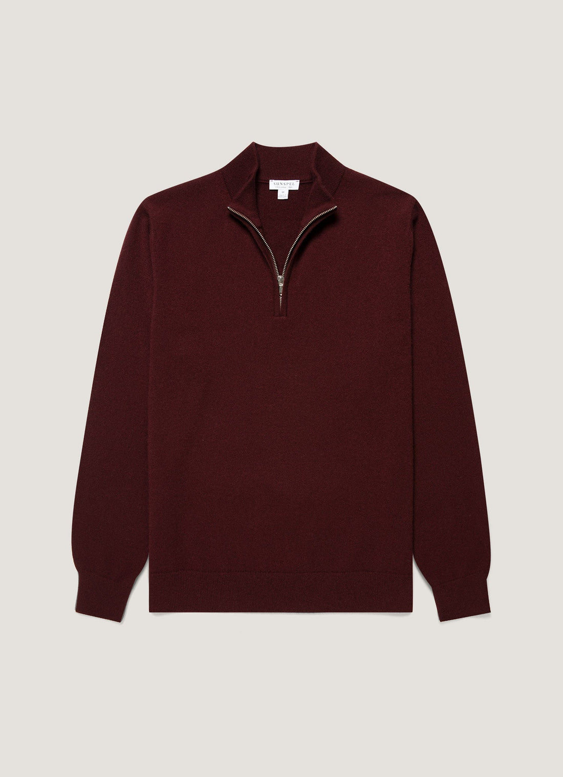 Cashmere Half Zip Jumper