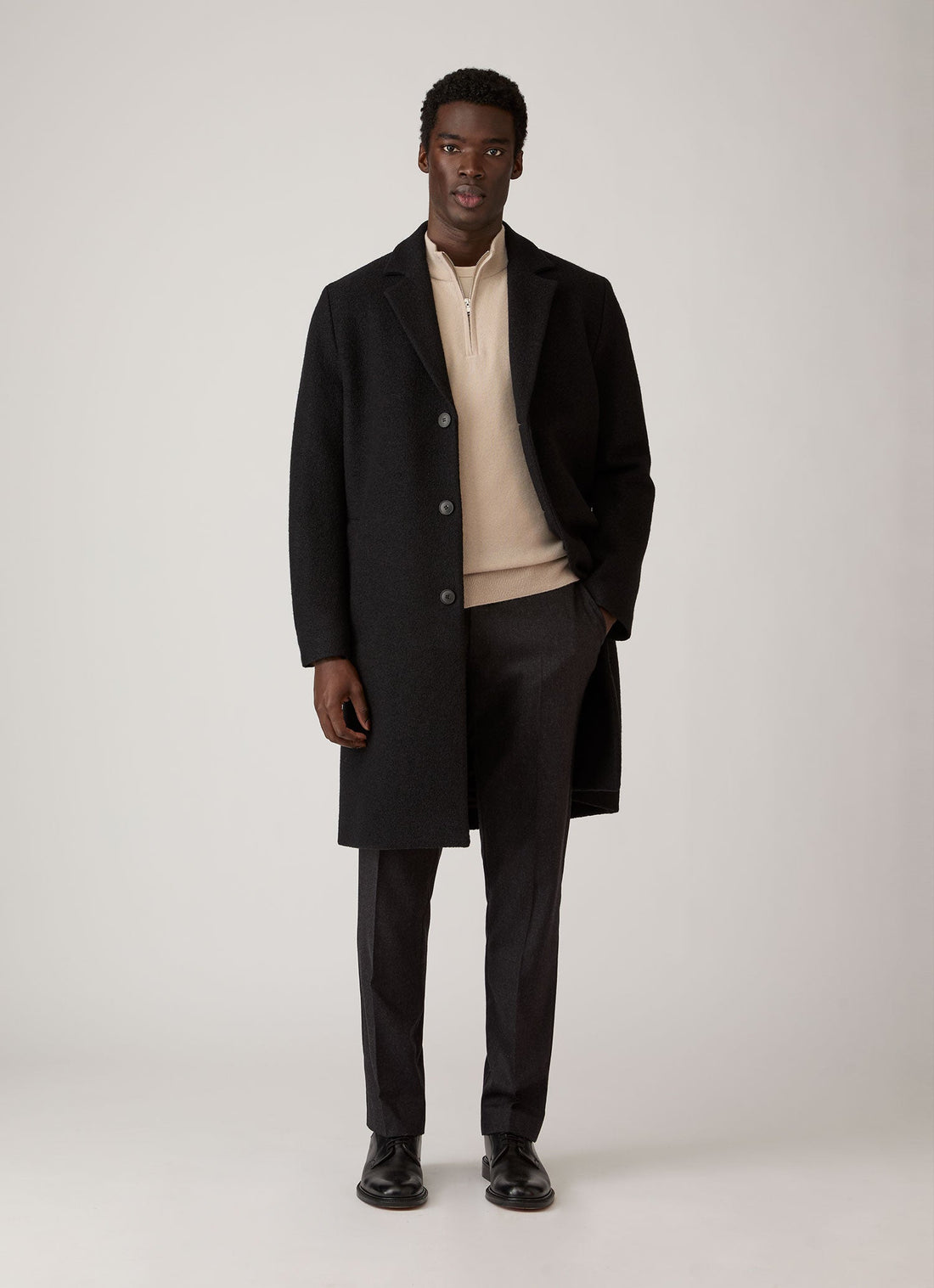 Cashmere Half Zip Jumper