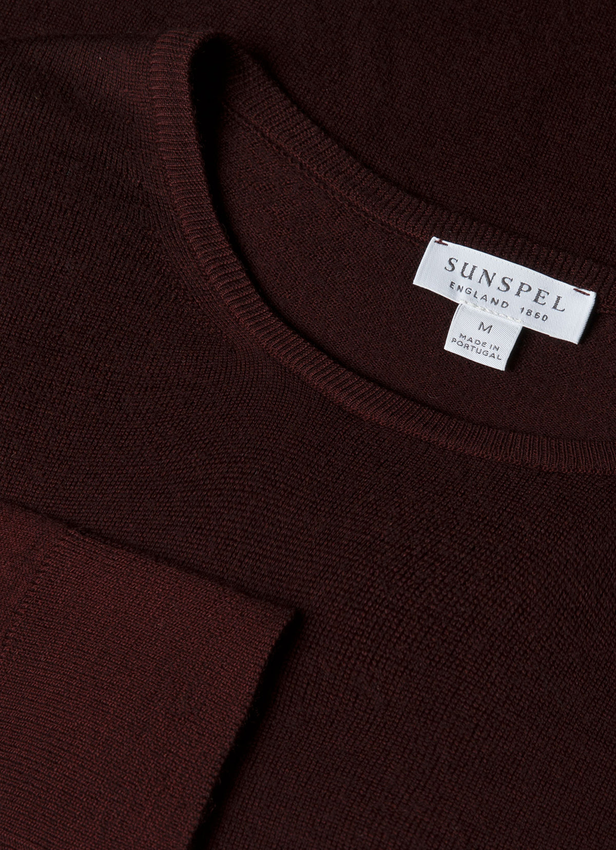 Men's Extra-Fine Merino Jumper in Bakelite