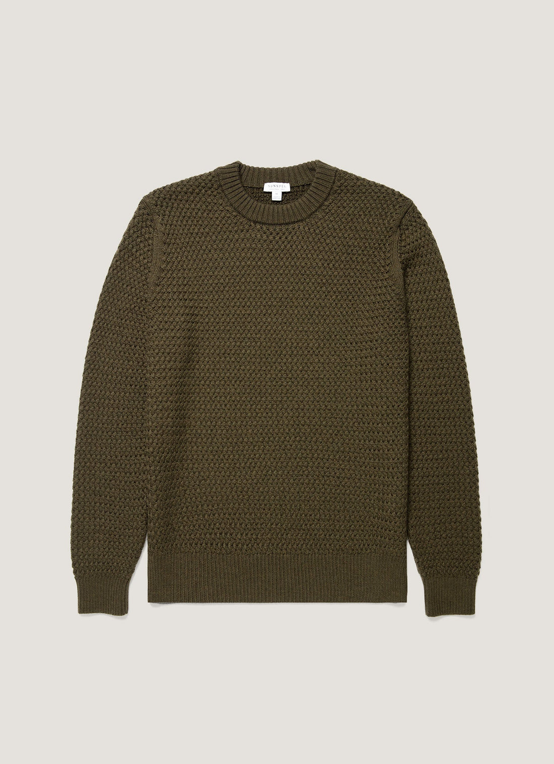 Merino Wool Basketweave Jumper