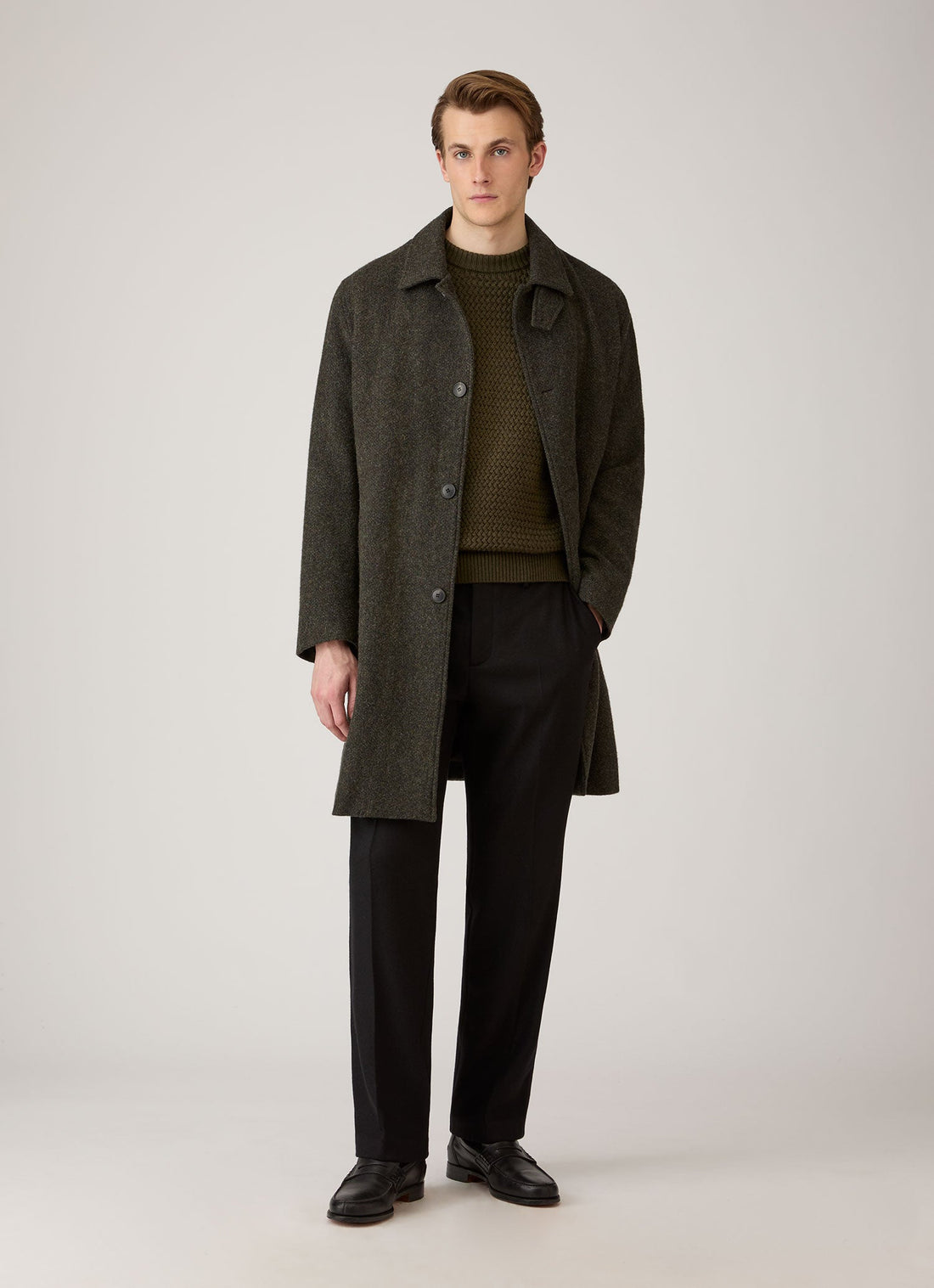 Merino Wool Basketweave Jumper