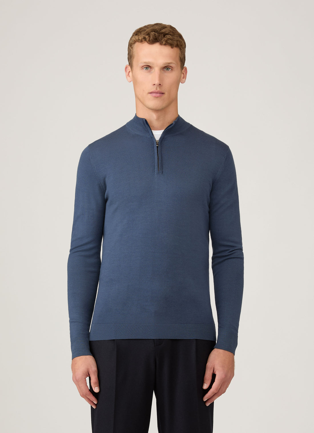 Extra-Fine Merino Half Zip Jumper