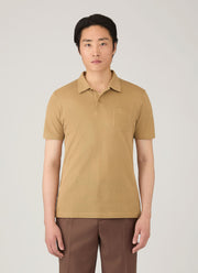 Men's Riviera Polo Shirt in Tan