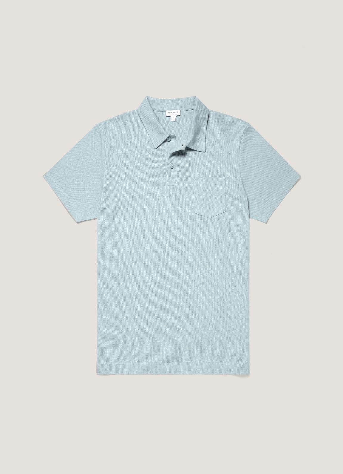 Men's Riviera Polo Shirt in Sky Blue
