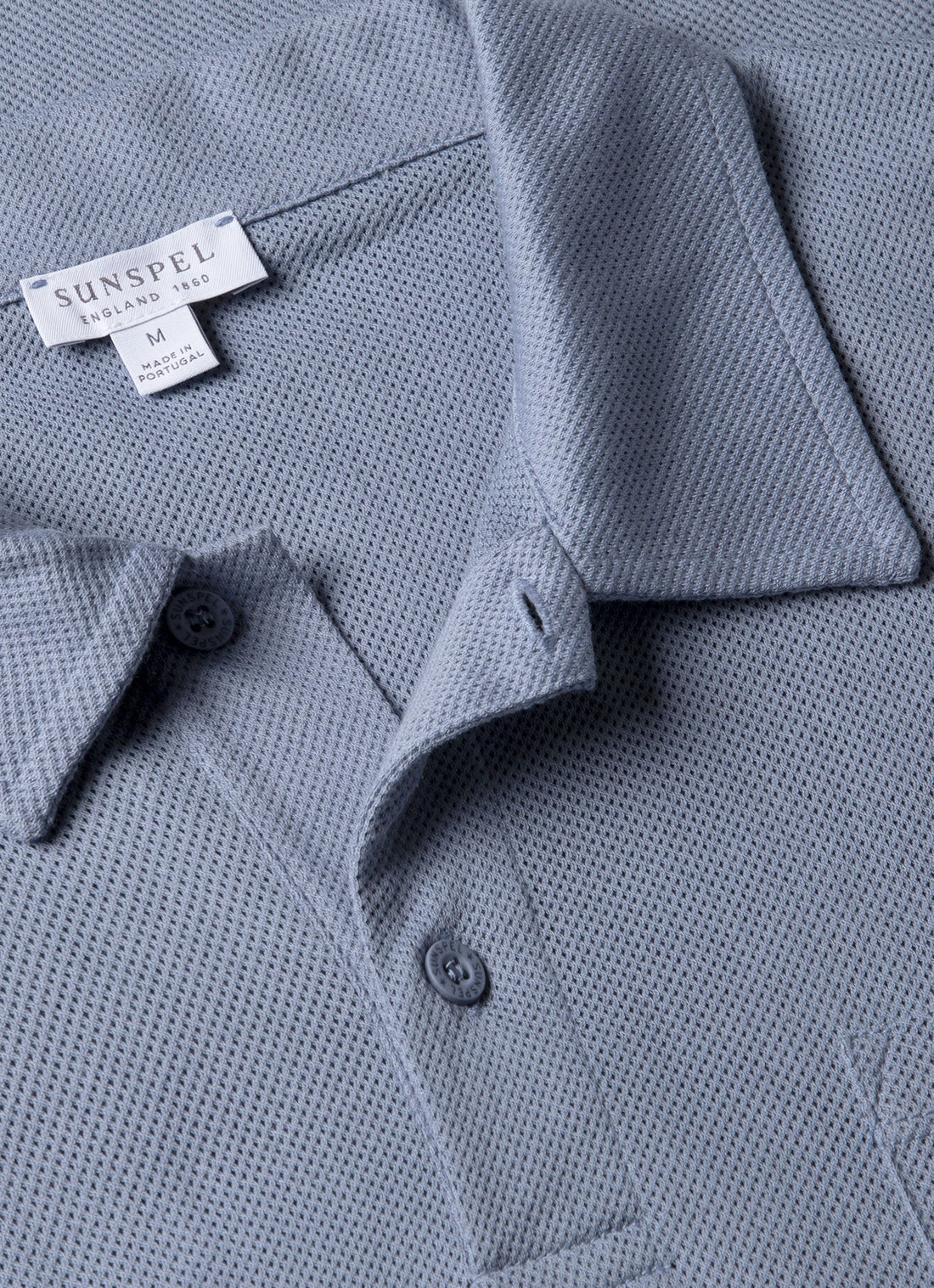 Men's Riviera Polo Shirt in Vintage Blue