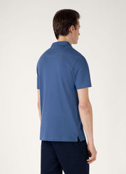 Men's Riviera Polo Shirt in Soft Denim