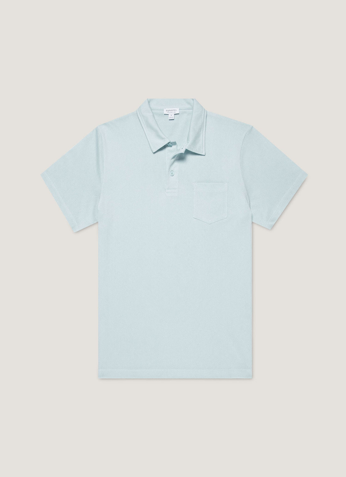 Men's Riviera Polo Shirt in Frost Blue