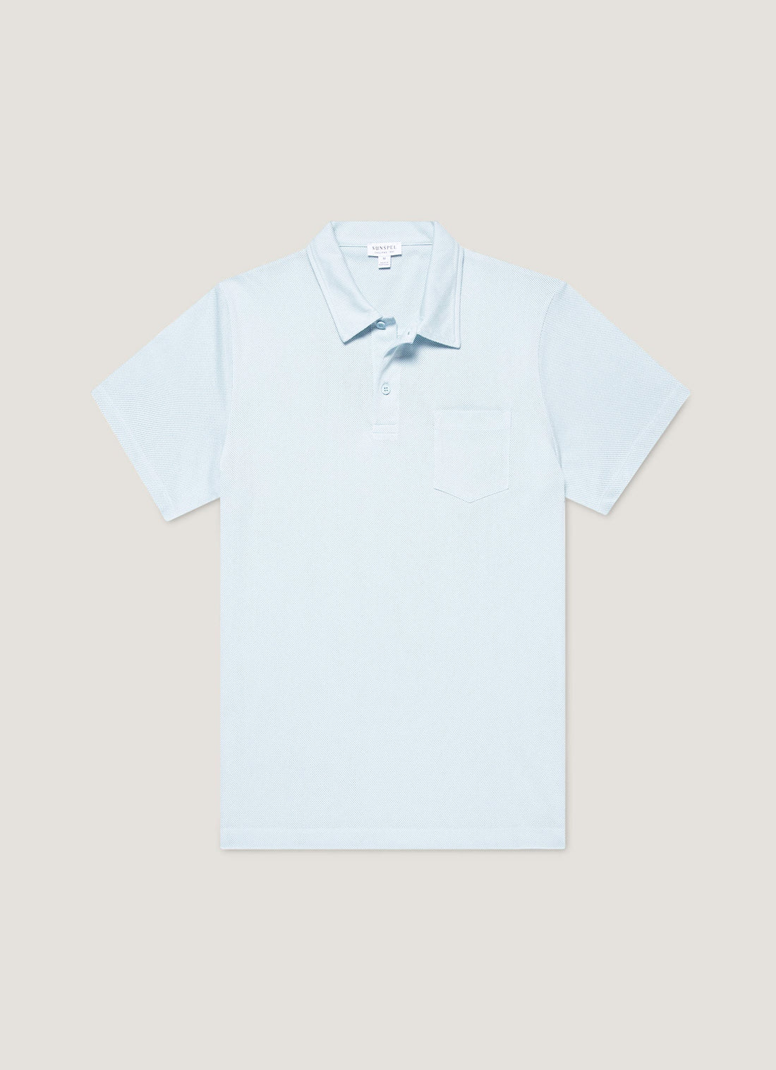 Men's Riviera Polo Shirt in Frost Blue