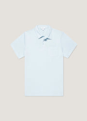 Men's Riviera Polo Shirt in Frost Blue
