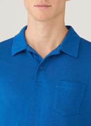 Men's Riviera Polo Shirt in Cobalt