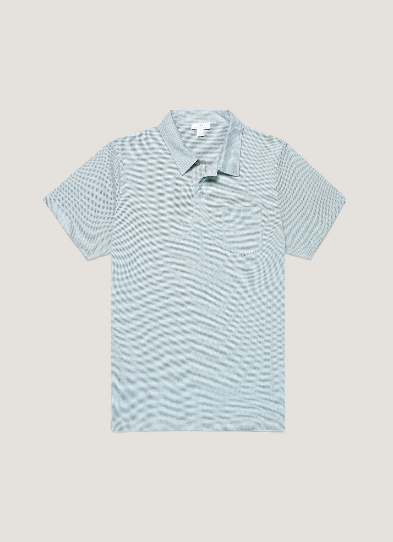 Men's Riviera Polo Shirt in Stone Blue
