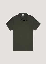 Men's Riviera Polo Shirt in Dark Green