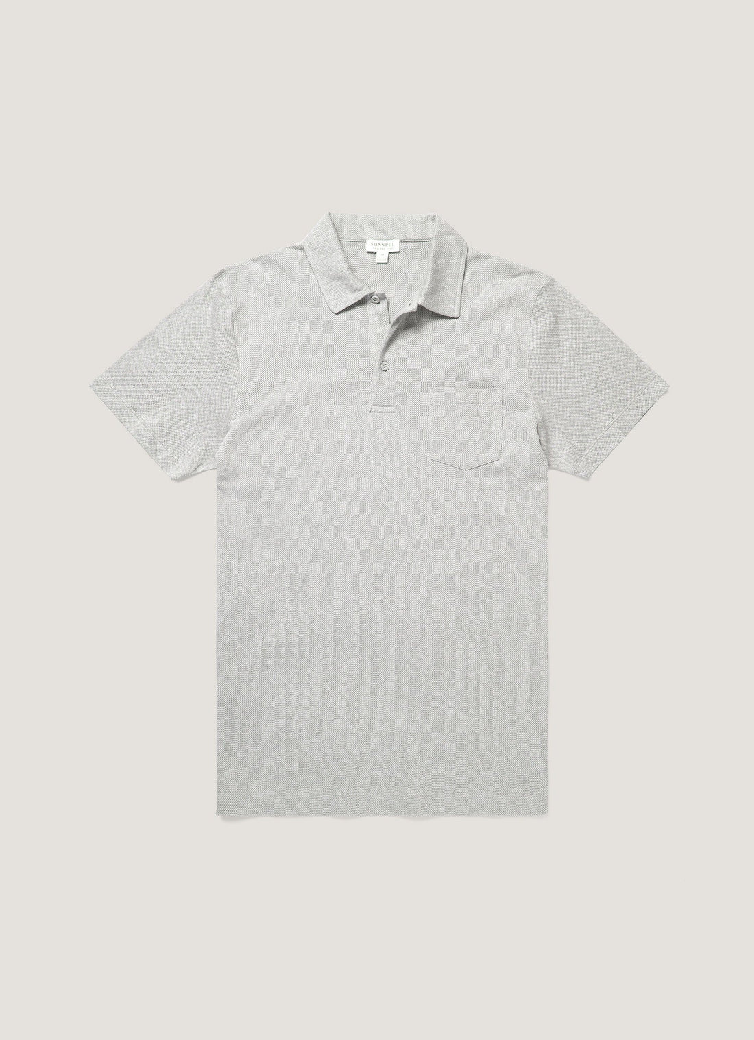 Men's Riviera Polo Shirt in Grey Melange
