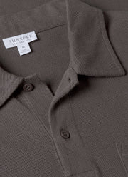 Men's Riviera Polo Shirt in Charcoal
