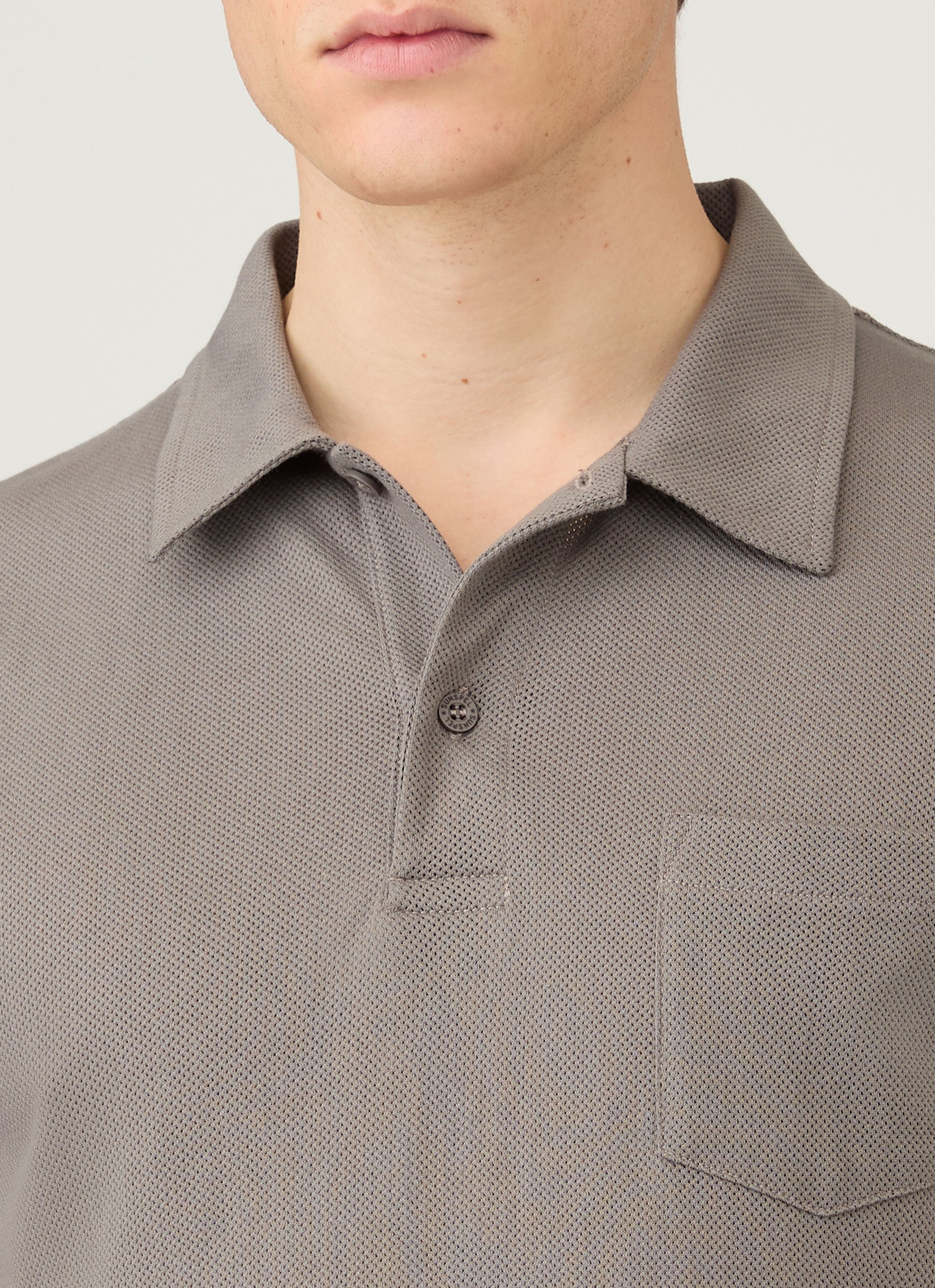 Men's Riviera Polo Shirt in Iron Grey