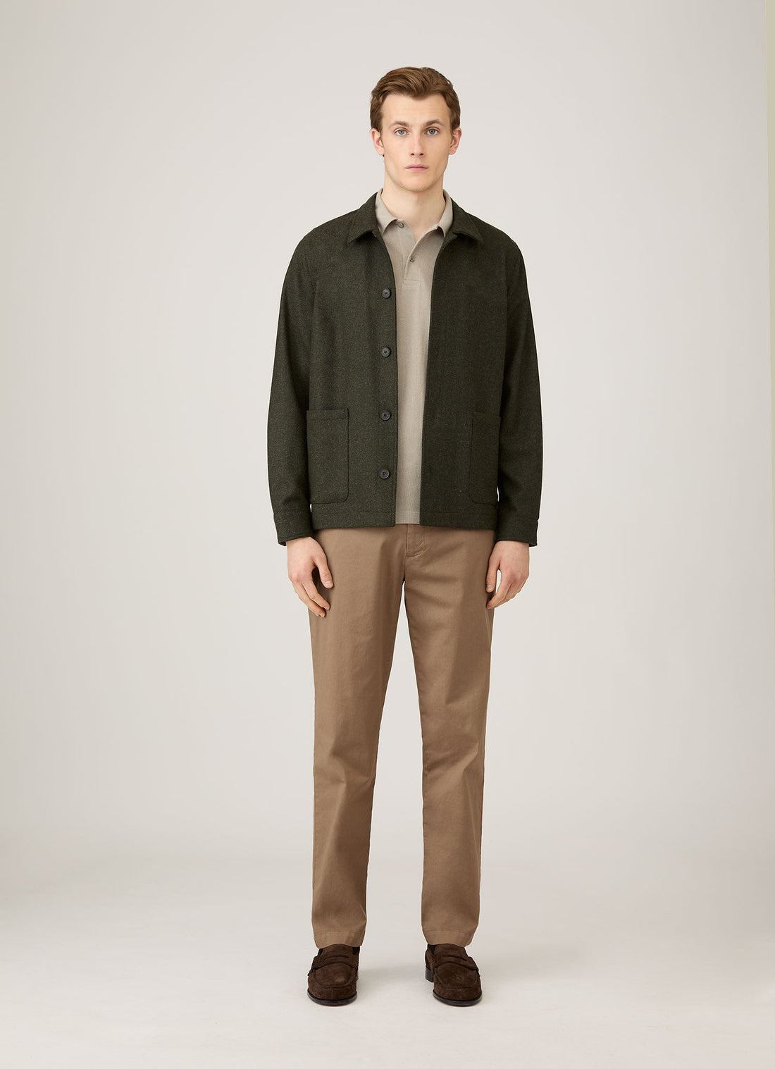 Men's Riviera Polo Shirt in Fog