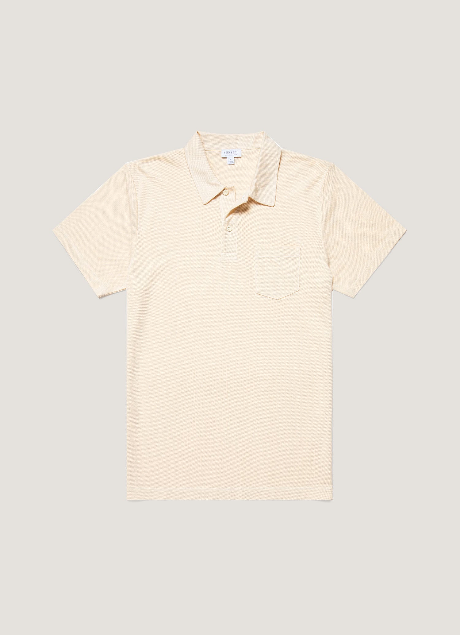 Men's Undyed Riviera Polo Shirt in Undyed