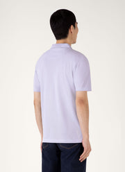 Men's Riviera Polo Shirt in Pale Lilac