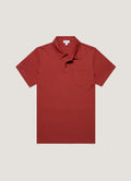 Men's Riviera Polo Shirt in Garnet Red