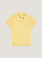 Men's Riviera Polo Shirt in Dusty Yellow