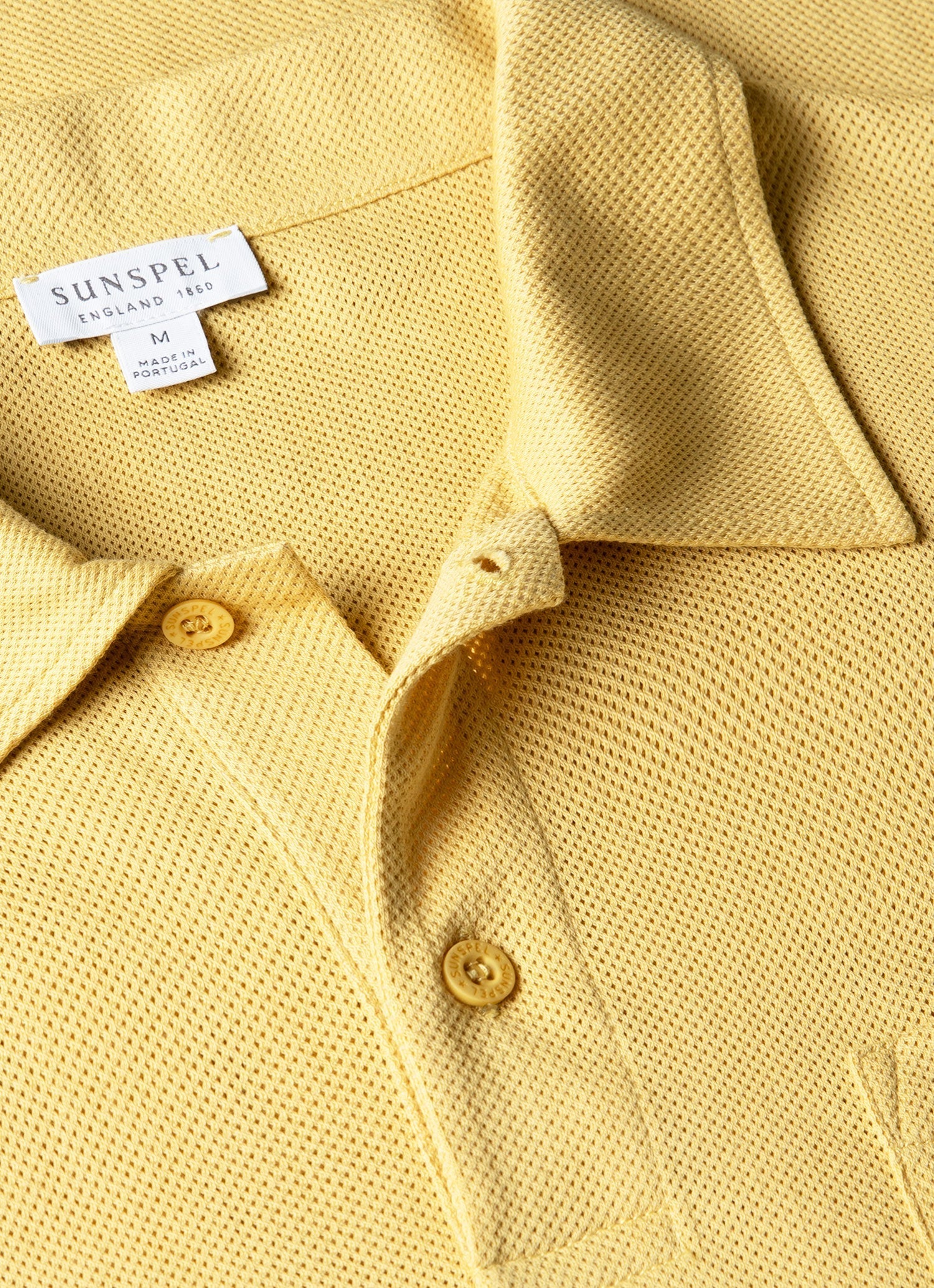 Men's Riviera Polo Shirt in Dusty Yellow