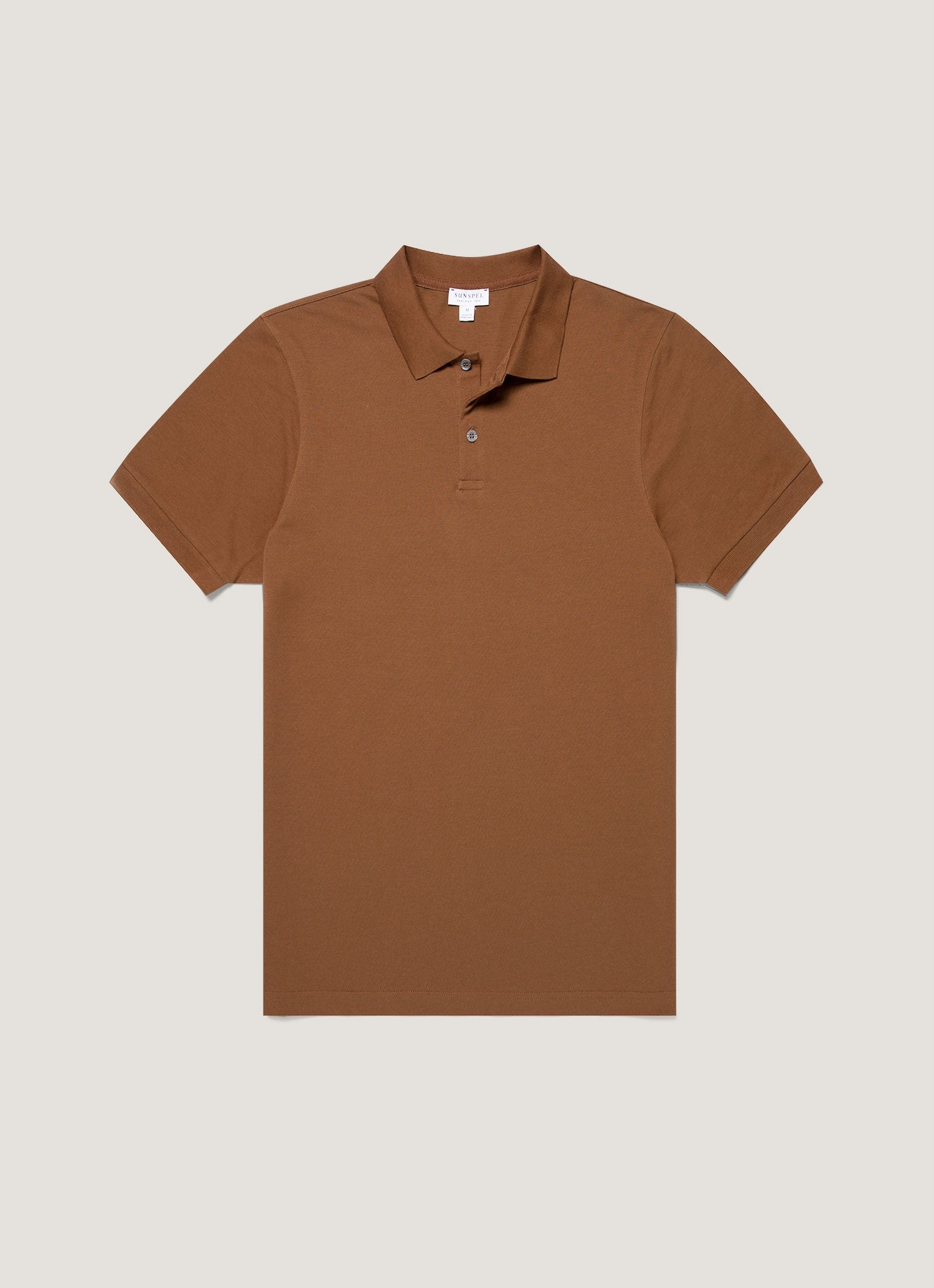 Men's Piqué Polo Shirt in Bronze