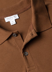 Men's Piqué Polo Shirt in Bronze