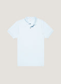 Men's Piqué Polo Shirt in Frost Blue