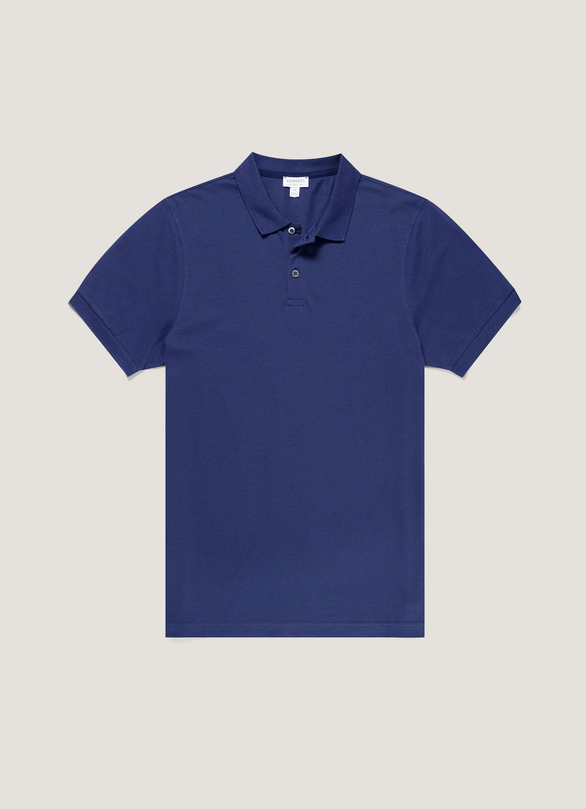 Men's Piqué Polo Shirt in Ink Blue