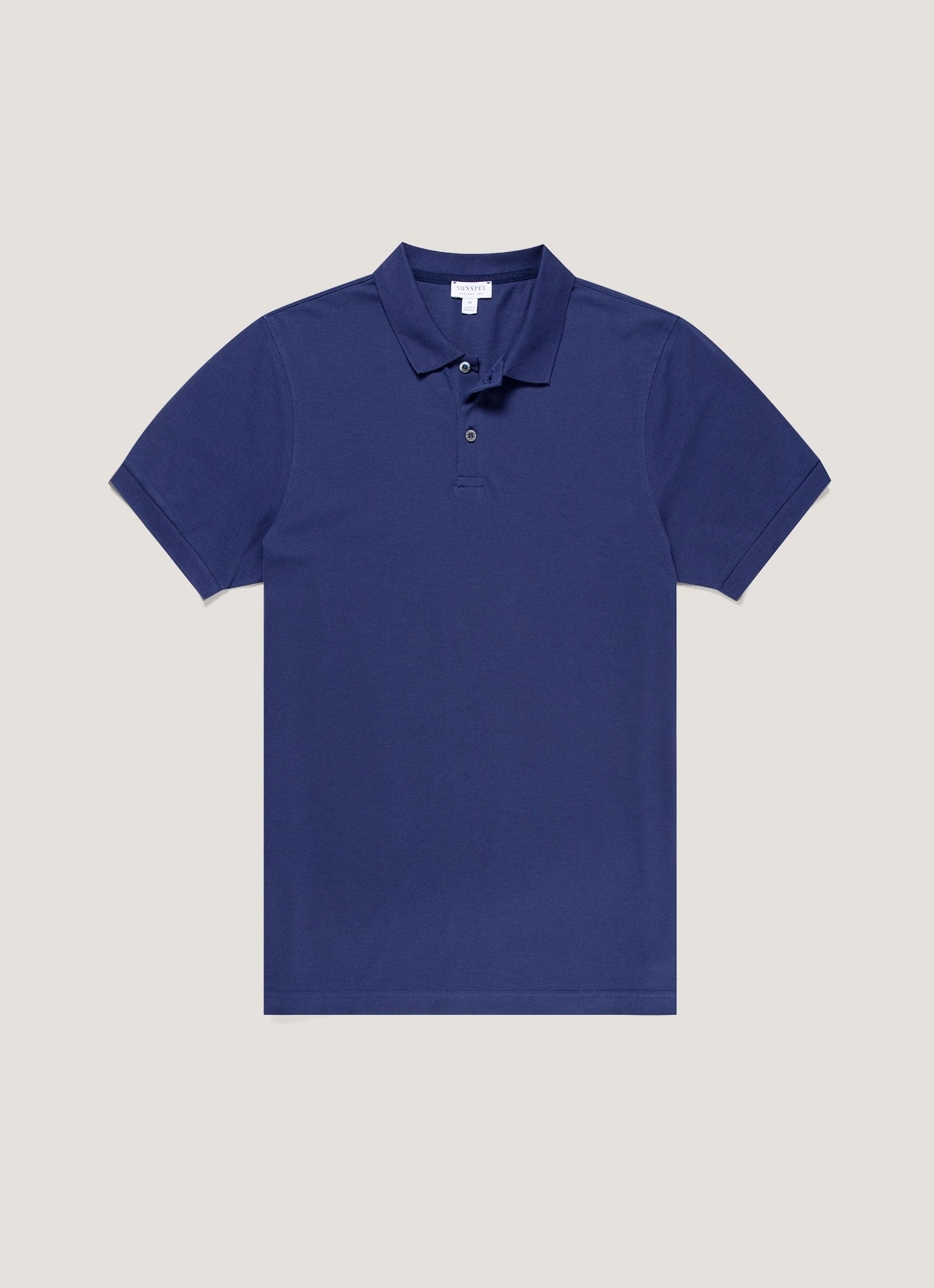 Men's Piqué Polo Shirt in Ink Blue