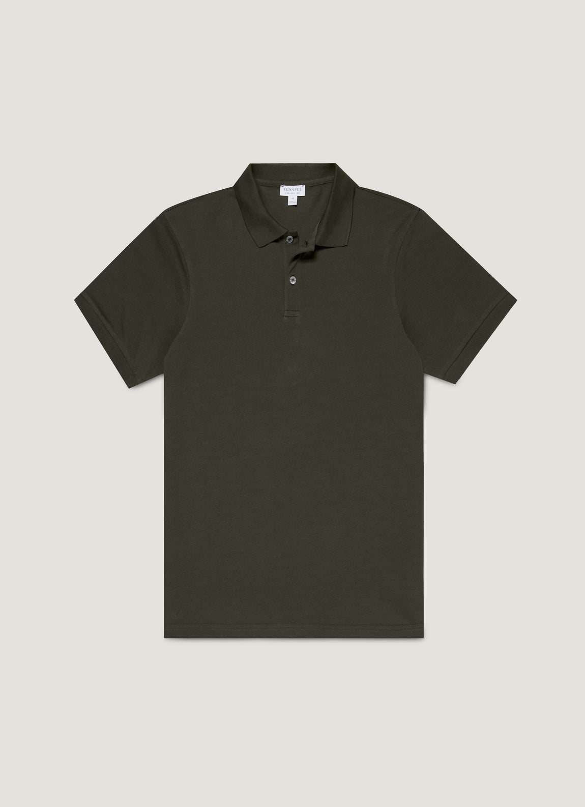Men's Piqué Polo Shirt in Dark Green