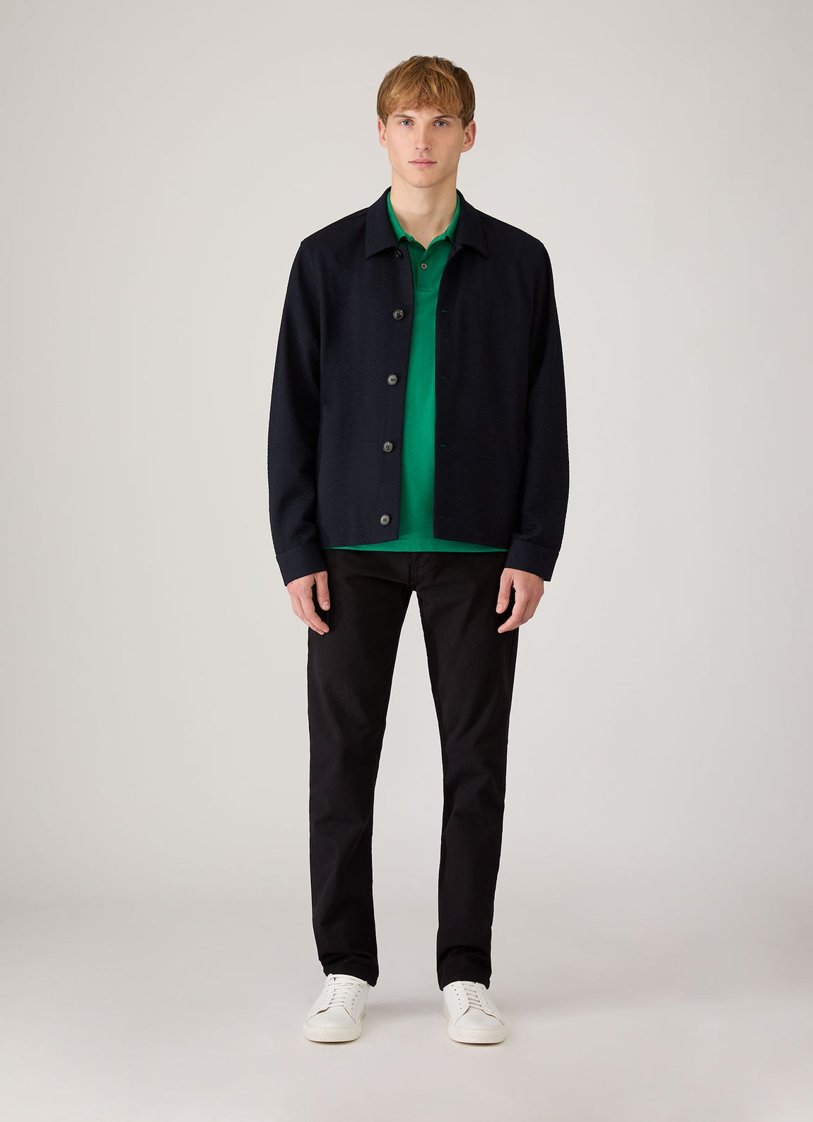 Men's Piqué Polo Shirt in Bright Green