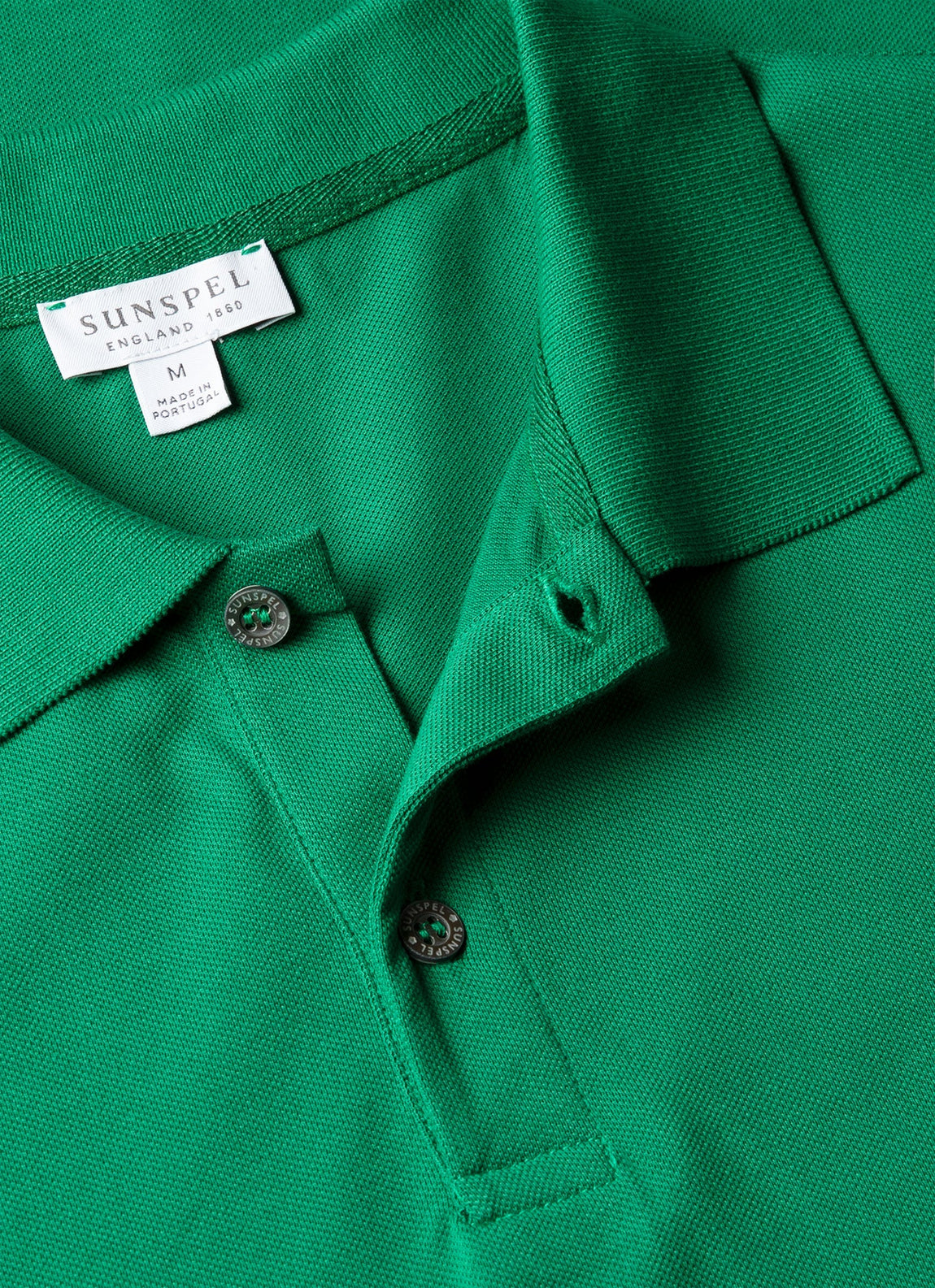 Men's Piqué Polo Shirt in Bright Green
