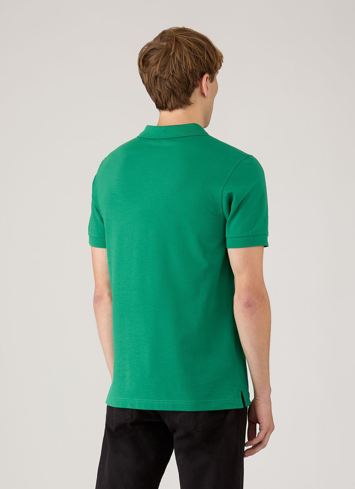 Men's Piqué Polo Shirt in Bright Green