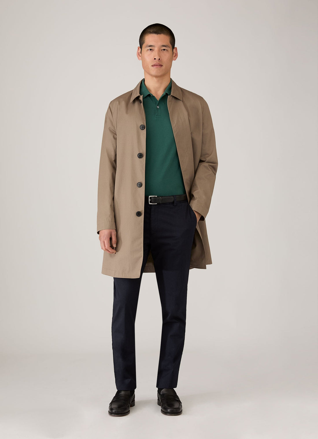 Men's Piqué Polo Shirt in Forest