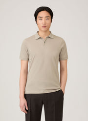 Men's Piqué Polo Shirt in Fog
