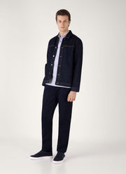 Men's Piqué Polo Shirt in Pale Lilac